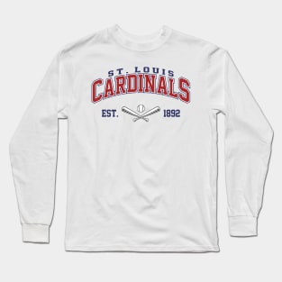 Retro Cardinals Long Sleeve T-Shirt